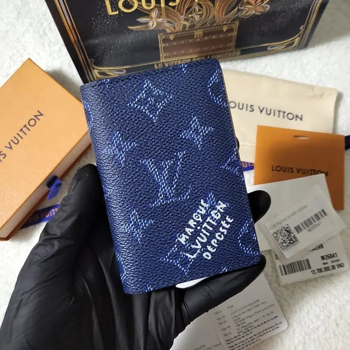[BUNJANG] Louis Vuitton Heritage Organizer Card Holder / [신형/새상품급] 루이비통 헤리티지 오거나이저 카드지갑