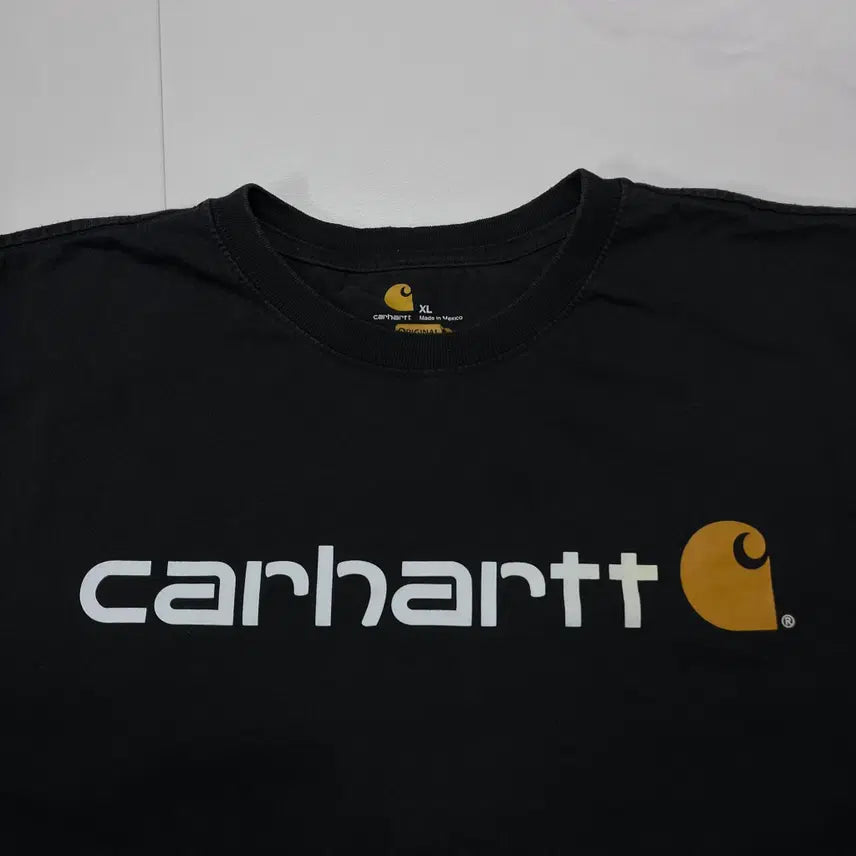 [BUNJANG] Carhartt Black Big Logo Short Sleeve T-shirt (XL) / [정품] 칼하트 블랙 빅로고 반팔티 [ 오리지널XL ]