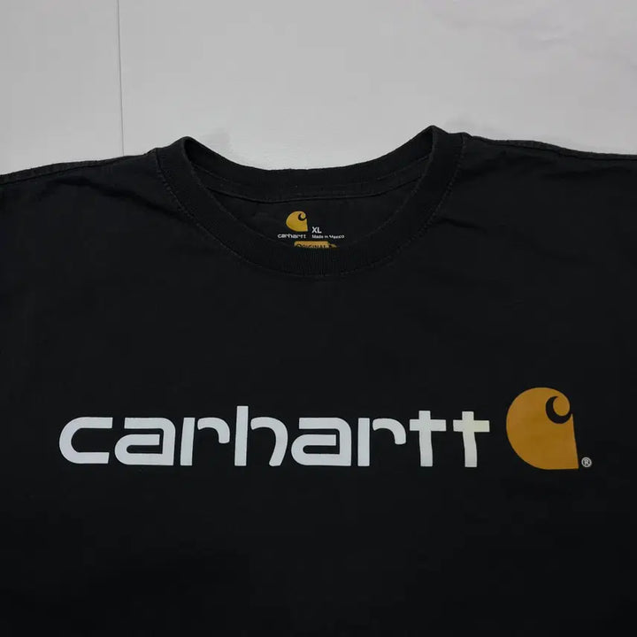 [BUNJANG] Carhartt Black Big Logo Short Sleeve T-shirt (XL) / [정품] 칼하트 블랙 빅로고 반팔티 [ 오리지널XL ]