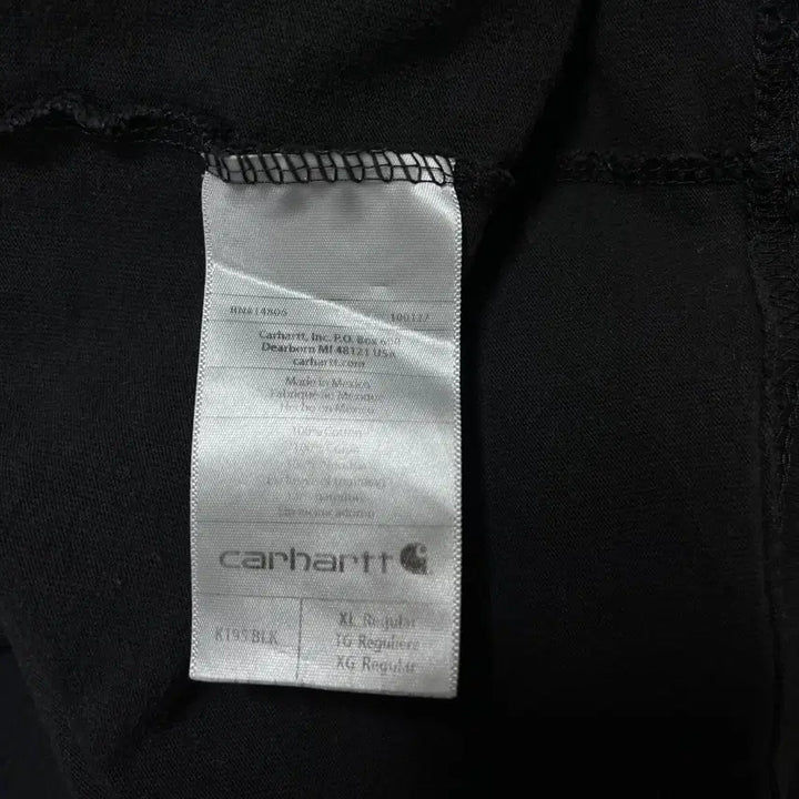 [BUNJANG] Carhartt Black Big Logo Short Sleeve T-shirt (XL) / [정품] 칼하트 블랙 빅로고 반팔티 [ 오리지널XL ]