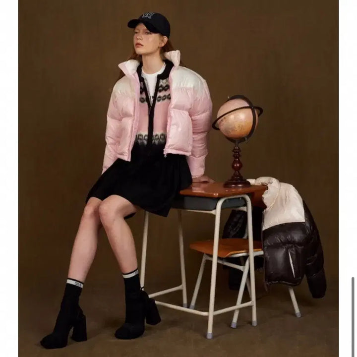 [BUNJANG] GROVE Eldon Knit Zip-Up (Pink) / 태연 착용) GROVE 그로브 엘던 니트 집업 핑크