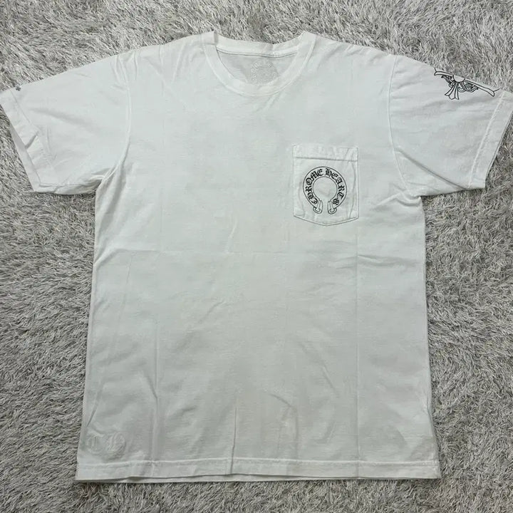 [SOLD OUT] [L] 백화점판 정품 크롬하츠 멀티로고 반팔 화이트