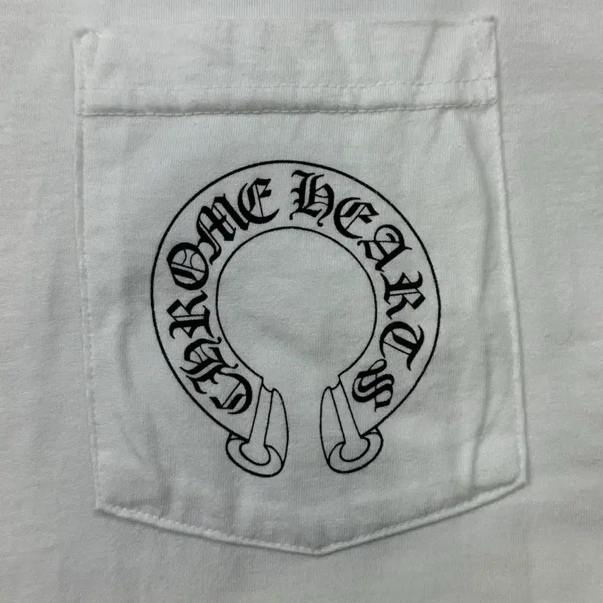 [SOLD OUT] [L] 백화점판 정품 크롬하츠 멀티로고 반팔 화이트