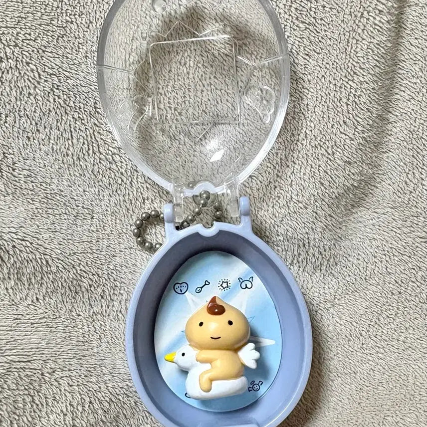 [BUNJANG] 1997 Tamagotchi Kuriten Angel keychain / 고전 다마고치 쿠리텐 텐시치 알키링 판매합니다