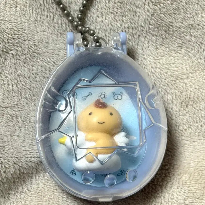 [BUNJANG] 1997 Tamagotchi Kuriten Angel keychain / 고전 다마고치 쿠리텐 텐시치 알키링 판매합니다
