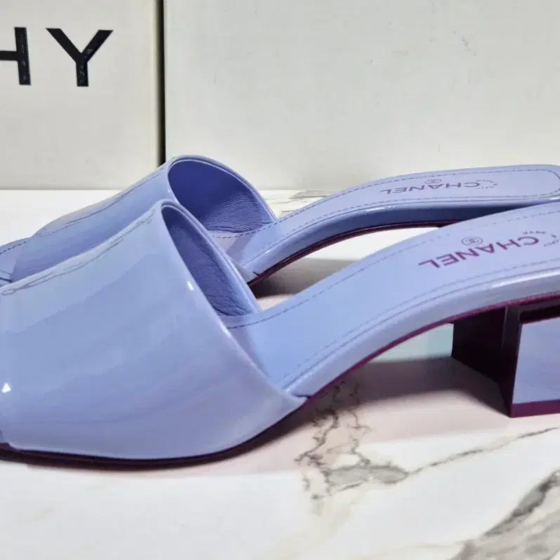 [BUNJANG] Chanel Patent Mule Slippers Sandals 38 / (정품) 샤넬 페이턴트 뮬 슬리퍼 샌들 38