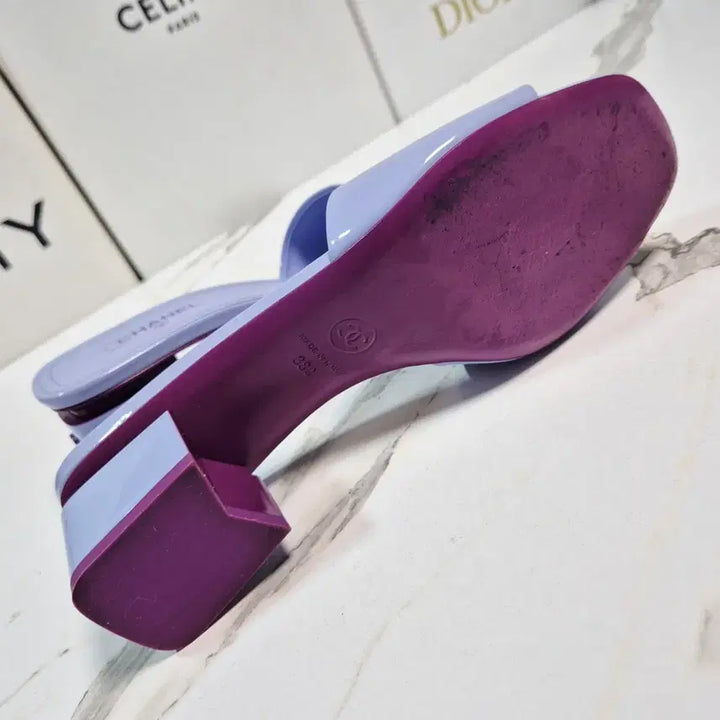 [BUNJANG] Chanel Patent Mule Slippers Sandals 38 / (정품) 샤넬 페이턴트 뮬 슬리퍼 샌들 38