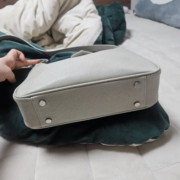 [BUNJANG] Minitmute Baton Mini Caviar Gray Bag / 미닛뮤트 바톤 미니 캐비어 그레이 가방 급처합니다