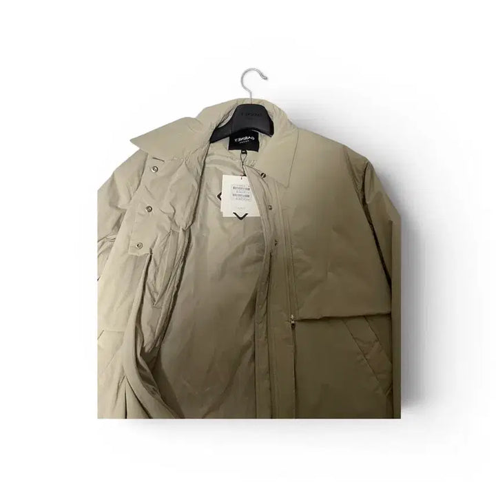 [BUNJANG] Garnet Homme Utility Padded Shirt Jacket / GAW22104 베이지 세미오버핏 유틸리티 패딩 셔츠형 점퍼