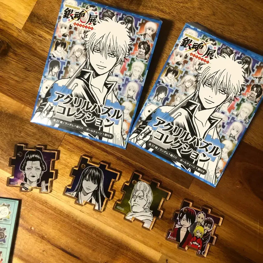 [BUNJANG] Gintama Katsura &amp; Takasugi Puzzle Set / 은혼전 퍼즐 가챠 일괄 카츠라 타카스기