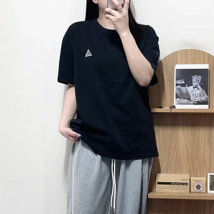 [BUNJANG] ACG Black Embroidered Logo T-shirt [L] / [정품] acg 블랙 자수로고 반팔티 [ L ]