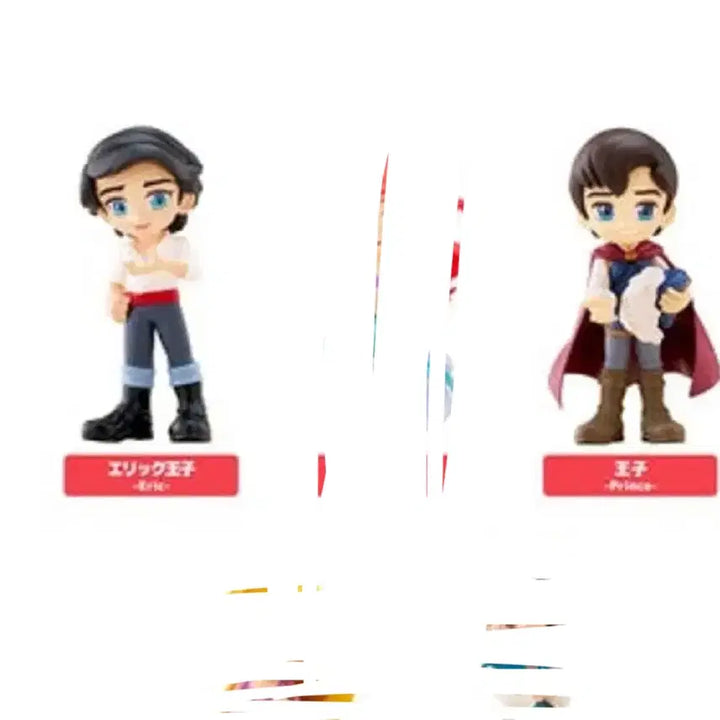 [BUNJANG] Disney Princess Figures Eric &amp; Florian Bundle / 디즈니 프린세스 피규어 에릭&amp;플로리안 일괄