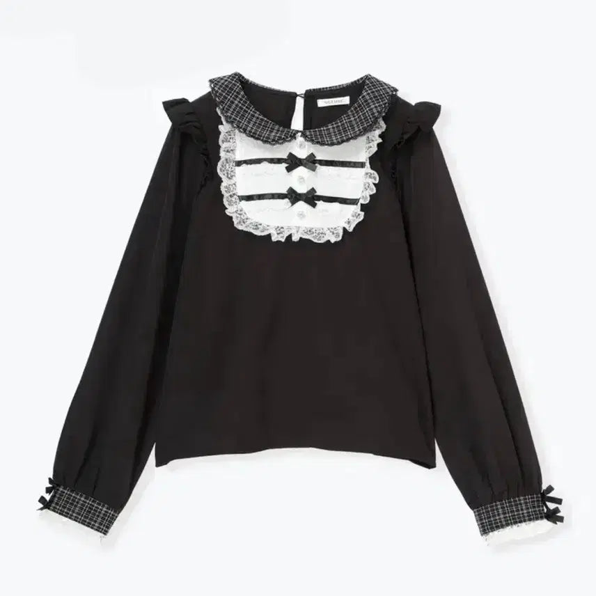 [SOLD OUT] 교판)노에미 더블리본 블라우스