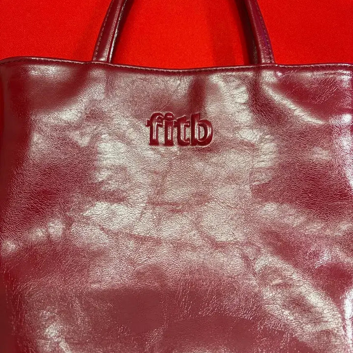 [BUNJANG] Fillintheblank Sunday Tote Bag (Red) / 필인더블랭크 레드 토트백 (Sunday Tote Bag (red))