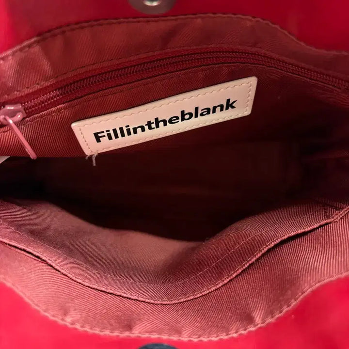 [BUNJANG] Fillintheblank Sunday Tote Bag (Red) / 필인더블랭크 레드 토트백 (Sunday Tote Bag (red))