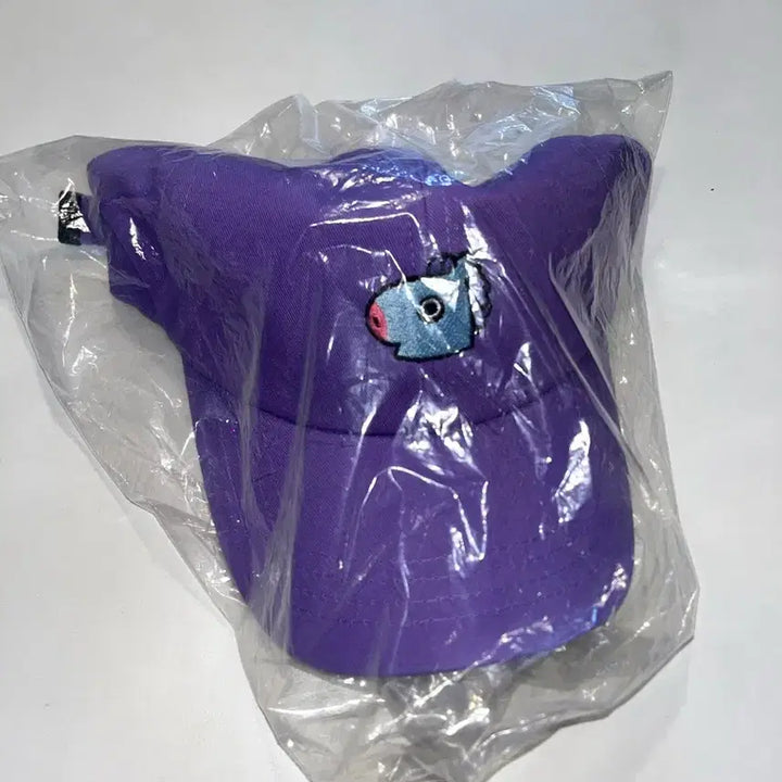 [BUNJANG] BT21 Mang Purple Ball Cap Hat / BT21 망 보라색 볼캡 모자 새상품