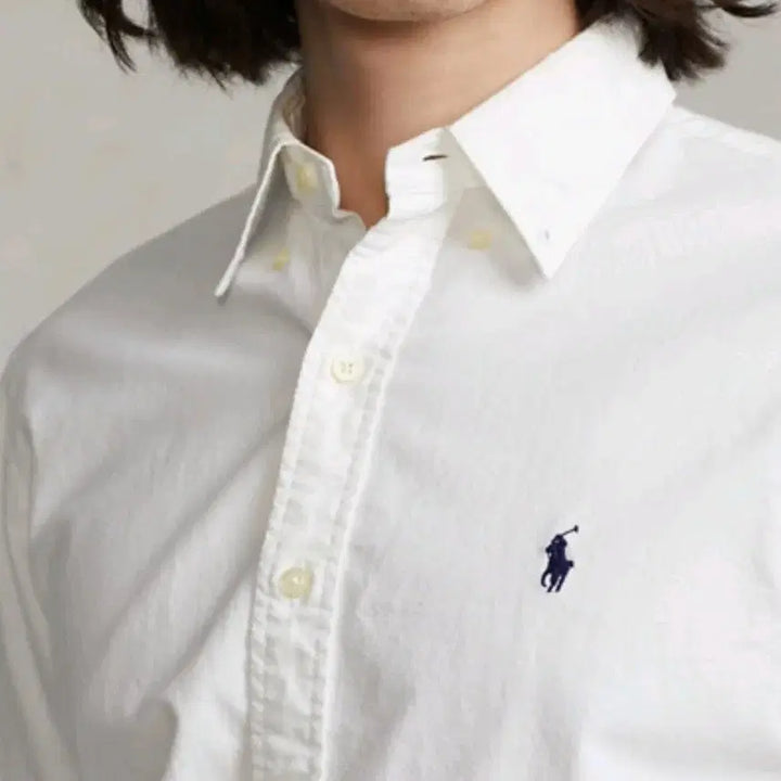 [BUNJANG] Polo Ralph Lauren Oxford Shirt - White/Navy/Black / 폴로 랄프로렌 옥스포드 셔츠 블랙/네이비/화이트