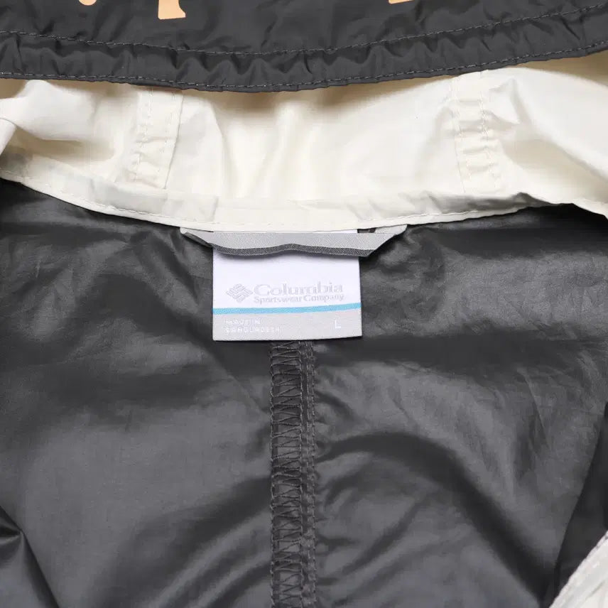 [BUNJANG] Columbia Challenger Big Logo Anorak Jacket / [L] 컬럼비아 챌린저 빅로고 아노락 바람막이 자켓