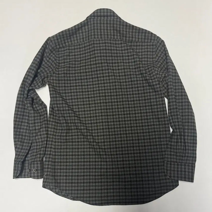 [BUNJANG] Daks Signature Vintage Green Check Long Sleeve Shirt L / 닥스 Daks 시그니처 빈티지 그린 체크 긴팔 셔츠 L
