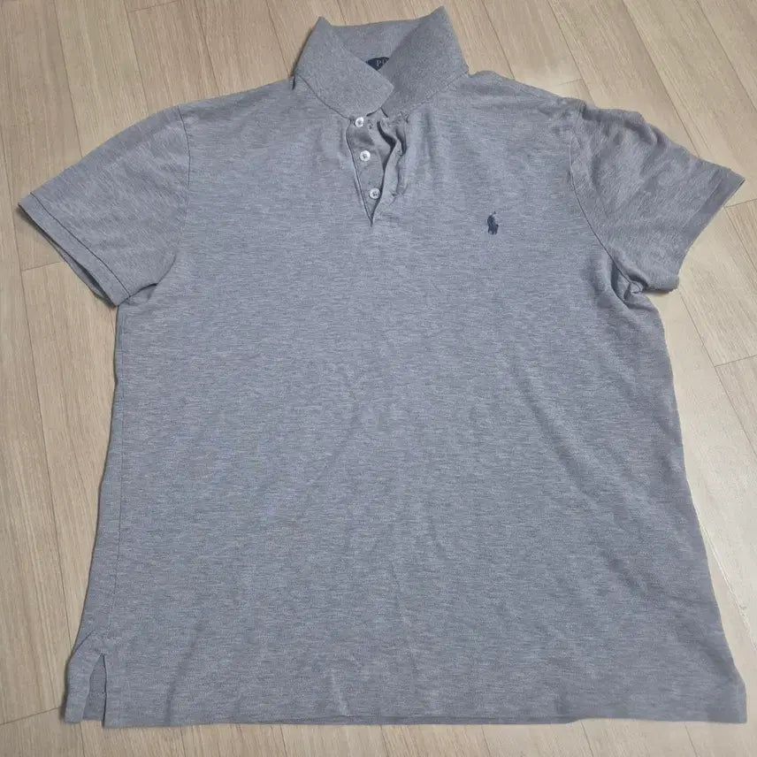 [BUNJANG] Polo Ralph Lauren Gray Short Sleeve Polo Shirt / 폴로 랄프로렌 그레이 반팔 카라티