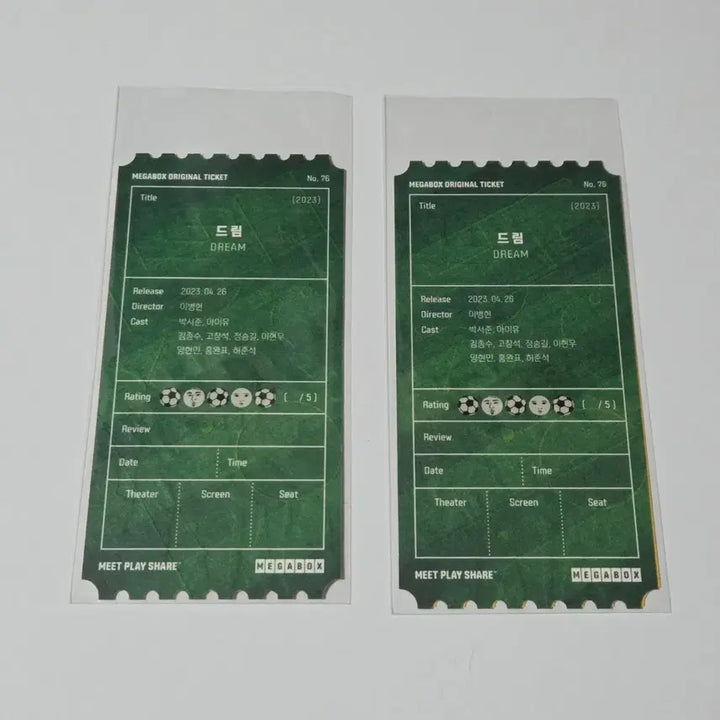 [BUNJANG] Dream Original Ticket Set / 드림 오리지널티켓