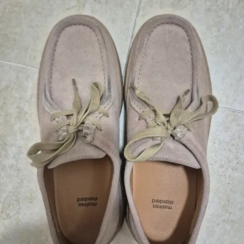 [BUNJANG] Musinsa Standard Suede Tyrolian Shoes / 무신사 스탠다드 스웨이드 티롤리안 슈즈 255 (260)