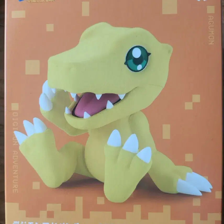 [BUNJANG] Digimon Adventure Soft Vinyl Figure Agumon &amp; Gabumon Set / 디지몬 어드벤쳐 소프비 피규어 아구몬 파피몬 세트