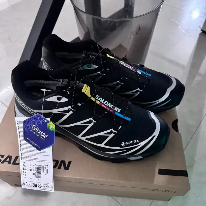 [BUNJANG] Salomon XT-6 Gore-Tex Black Silver Running Shoes (265mm) / 살로몬 XT-6 고어텍스 블랙 실버 265MM