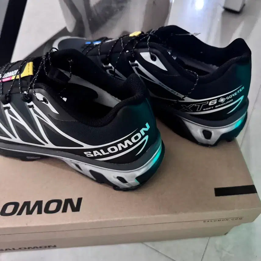 [BUNJANG] Salomon XT-6 Gore-Tex Black Silver Running Shoes (265mm) / 살로몬 XT-6 고어텍스 블랙 실버 265MM