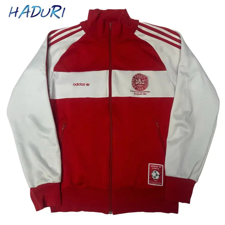 [BUNJANG] Adidas 00s Denmark National Team Red Track Jacket / 아디다스 00s 덴마크 국가대표 레드트랙탑져지 100