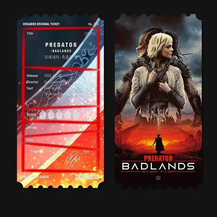[BUNJANG] Predator Original Ticket / 프레데터 오리지널 티켓 판매합니다