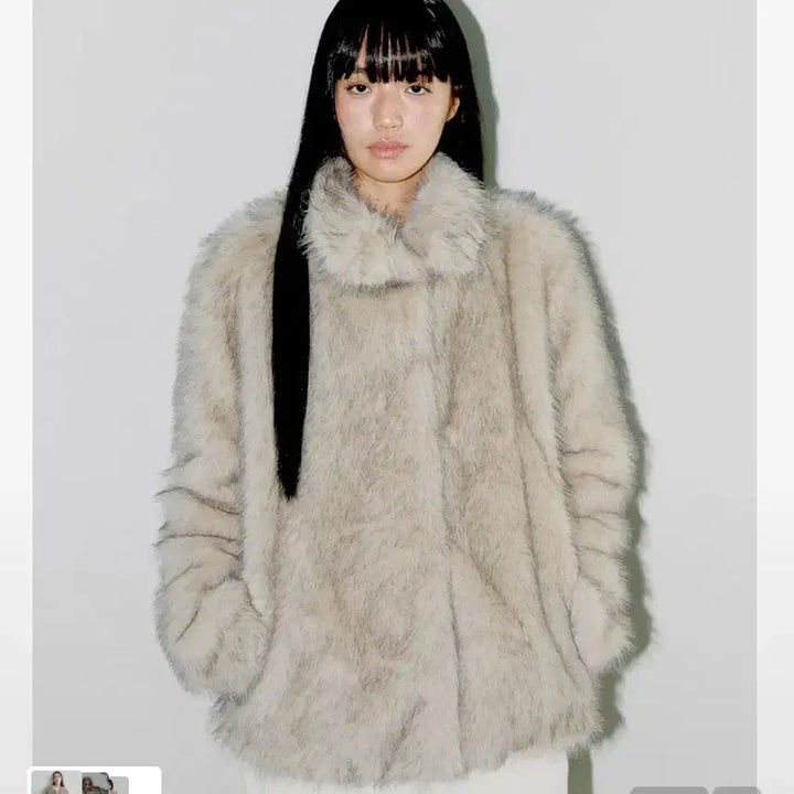 [BUNJANG] Oppish Faux Fur Jacket / 오피쉬 퍼자켓