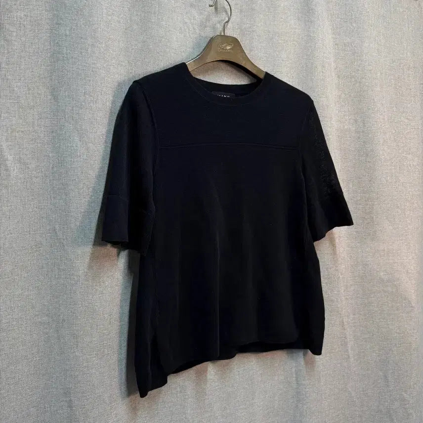[BUNJANG] MINE Pearl Button Short Sleeve Knit - Size 66 / [66] 한섬 MINE 마인 진주 단추 반팔 니트