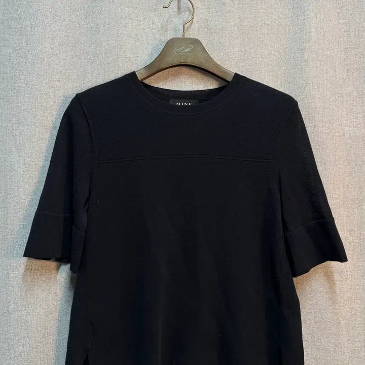 [BUNJANG] MINE Pearl Button Short Sleeve Knit - Size 66 / [66] 한섬 MINE 마인 진주 단추 반팔 니트