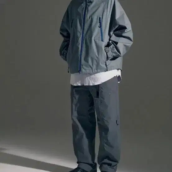 [BUNJANG] Uniform Bridge Albert Explorer Windbreaker XL / 유니폼브릿지 바람막이 그레이 Xl 105~110