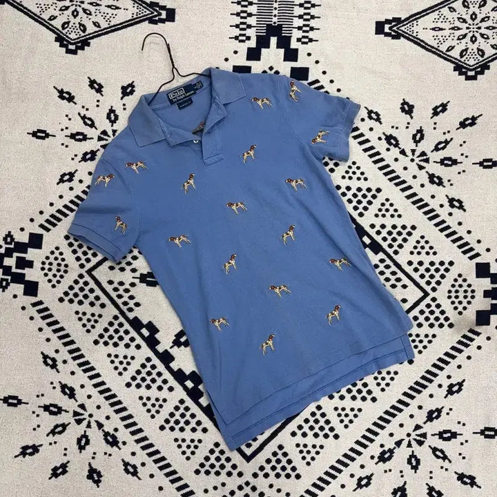 [BUNJANG] Polo Ralph Lauren Custom Fit Beagle Short Sleeve Polo Shirt Size S / 폴로 랄프로렌 커스텀핏 비글 반팔카라티 S P00073