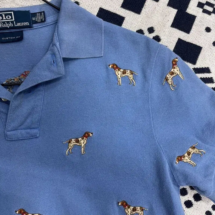 [BUNJANG] Polo Ralph Lauren Custom Fit Beagle Short Sleeve Polo Shirt Size S / 폴로 랄프로렌 커스텀핏 비글 반팔카라티 S P00073