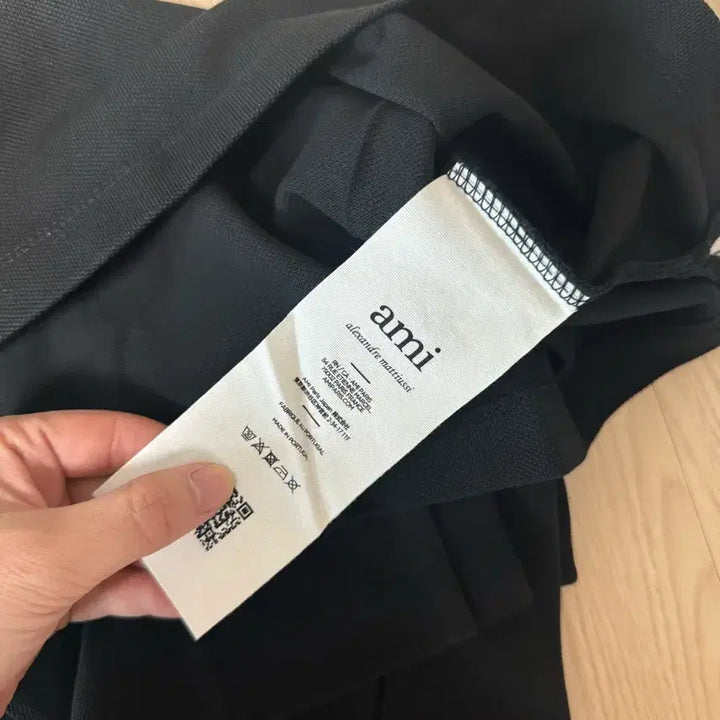 [SOLD OUT] 아미 카라 반팔티셔츠 새상품 정품 화이트xl