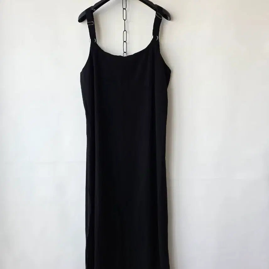 [BUNJANG] Black Linen Blend Bustier Dress / F/블랙 면마 뷔스띠에원피스/새제품