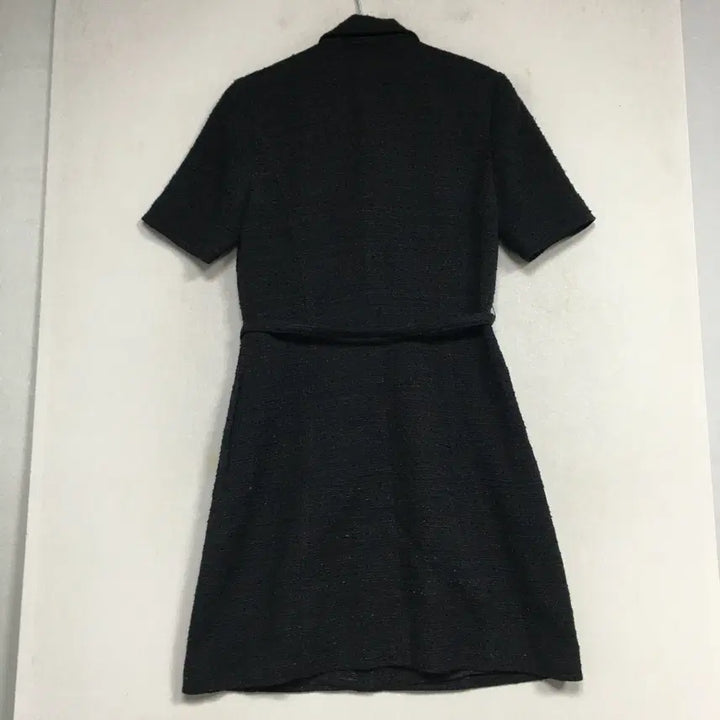 [BUNJANG] Frontrow Belted Tweed Dress (Size S) / 프론트로우 벨티드 트위드 원피스 S