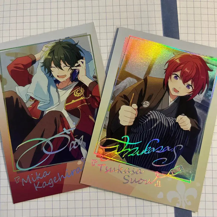 [BUNJANG] Ensemble Stars Mika &amp; Tsukasa Photocard Set / 앙스타 :: 미카 , 츠카사 :: 포카 세트