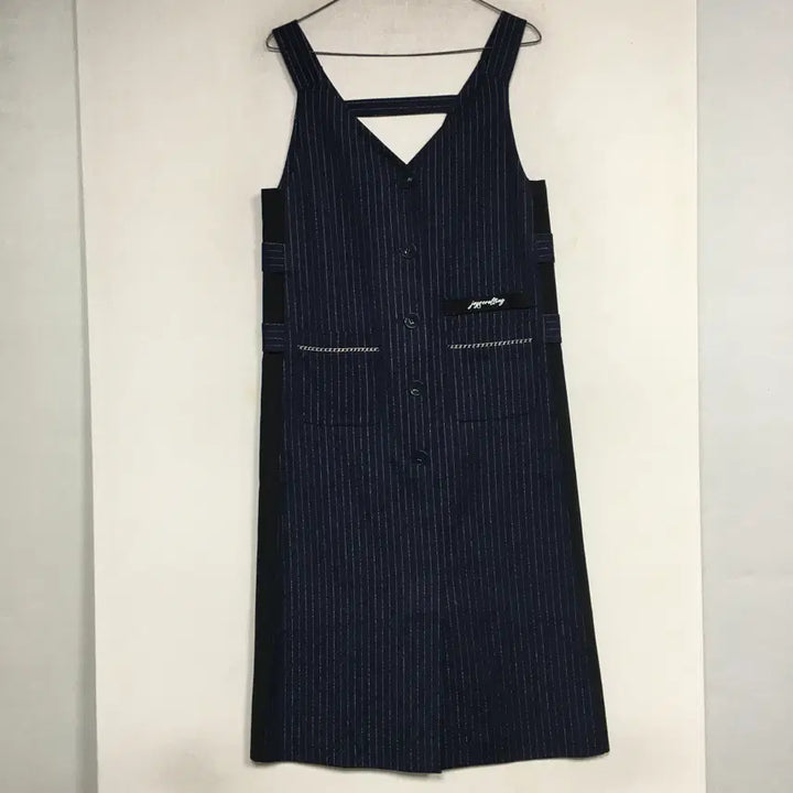 [BUNJANG] It MICHAA Sleeveless Stripe Dress / 잇미샤 슬리브리스 스트라이프 원피스