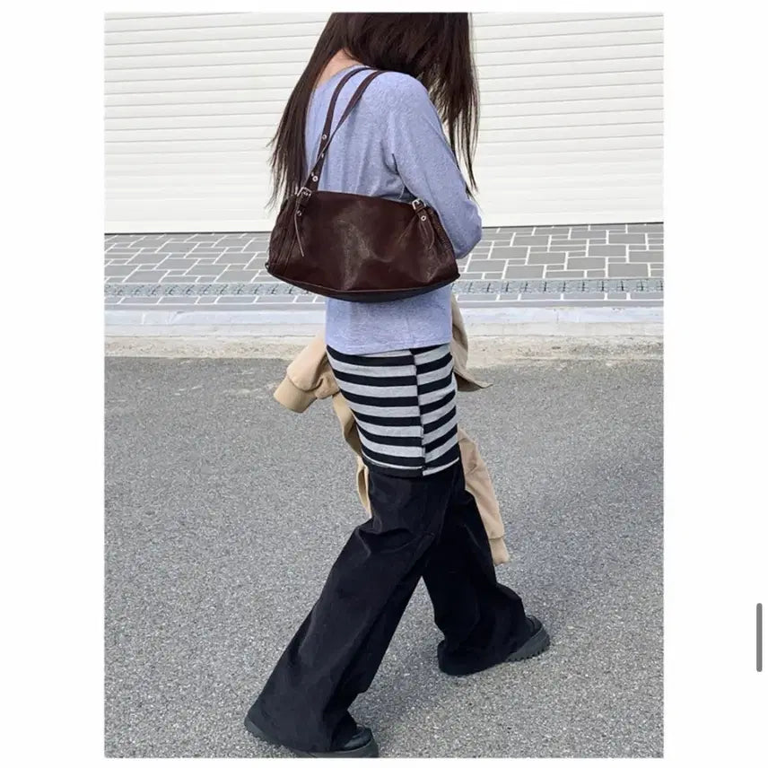[BUNJANG] Mini Leather Shoulder Bag / (무료배송/새상품) 미니 레더 숄더백