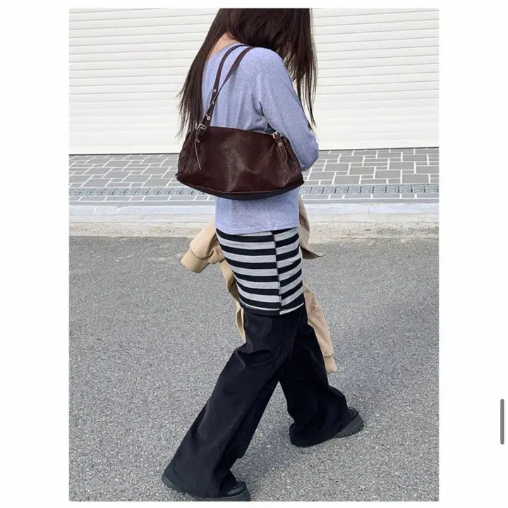 [BUNJANG] Mini Leather Shoulder Bag / (무료배송/새상품) 미니 레더 숄더백