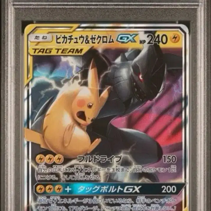 [BUNJANG] Pokemon Tag Team Pikachu &amp; Zekrom GX Japanese PSA 10 Trading Card / 포켓몬카드 태그팀 피카츄&amp;제크로무GX 일판 psa10