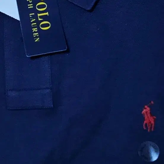 [BUNJANG] Polo Ralph Lauren Custom Slim Fit Navy Polo Shirt / (신형,정품,새옷)폴로 랄프로렌 커스텀 슬림핏 네이비 남성 카라티,100