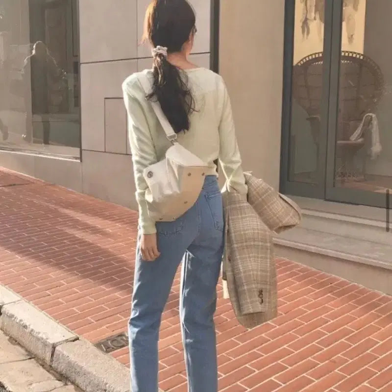 [BUNJANG] Minitmute Brett Bag Mu Ivory Crossbody Bag / 미닛뮤트 브렛백 뮤아이보리 단종템 판매합니다