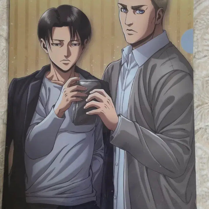 [BUNJANG] Attack on Titan Erwin Levi Eruri Clear File / 진격의 거인 엘빈 리바이 에루리 클리어파일 판매
