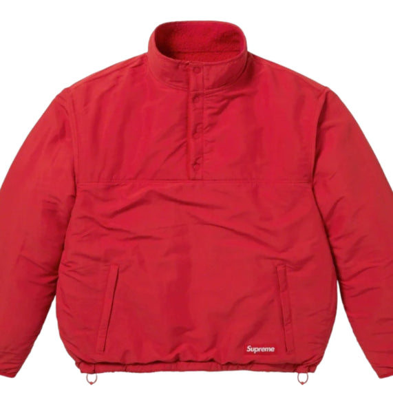 [BUNJANG] Supreme Polartec Reversible Pullover Red 23FW / 슈프림 폴라텍 리버시블 풀오버 레드 23FW