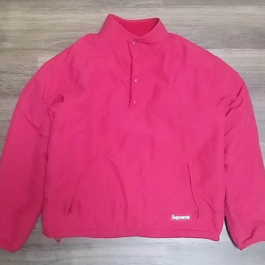 [BUNJANG] Supreme Polartec Reversible Pullover Red 23FW / 슈프림 폴라텍 리버시블 풀오버 레드 23FW
